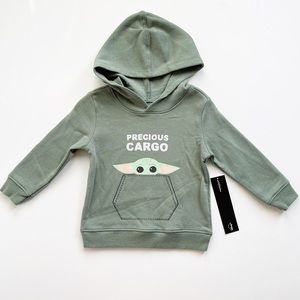 NWT Baby Yoda Hoodie 18-24 months